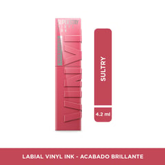 MAYBELLINE - Labial Vinyl Ink Pink Sultry - Pink Mash-up