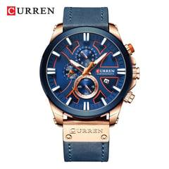 CURREN - Reloj Krec8303 De Cuero Para Hombre