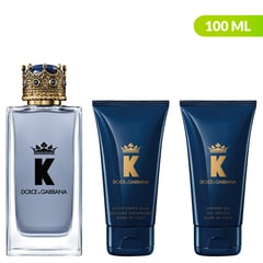 DOLCE&GABBANA - Perfume K Edt 100 Ml + Shower Gel 50 Ml + After Shave 50 Ml