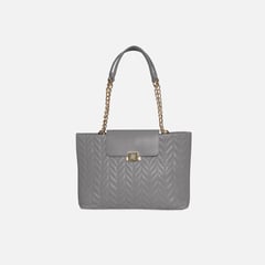 CREPIER - Tote Moneta Gris Md