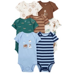 CARTER'S - Body Pack X7 Bebé Niño Algodón Carters