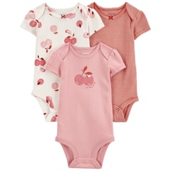 CARTER'S - Body Pack X3 Bebé Niña