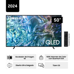 SAMSUNG - Televisor 50 Qled 4k Q60d Tizen Os Smart Tv (2024)