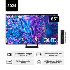 SAMSUNG - Televisor 85 Qled 4k Q70d Tizen Os Smart Tv (2024)