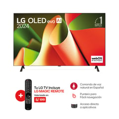 LG - Televisor 77 Oled 4k Thinq Ai Oled77b4psa (2024)
