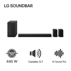 LG - Soundbar S60tr 440w Bluetooth Ai Sound Pro (2024)