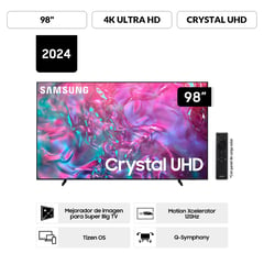 Televisor 98 Crystal Uhd Du9000 4k Tizen Os Smart Tv (2024)