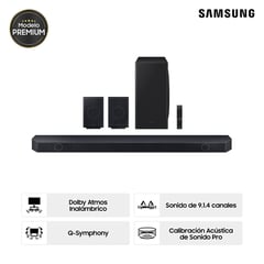 SAMSUNG - Soundbar Wifi + Parlantes Posteriores 9.1.4 Ch Hw-q930d (2024)