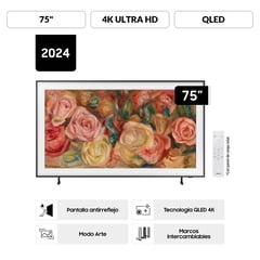 Televisor The Frame 75" Qled 4k Tizen Os Smart