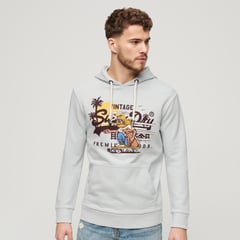 SUPERDRY - Polera 100% Algodón Hombre