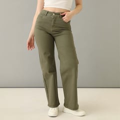 DENIMLAB - Pantalón Recto Mujer