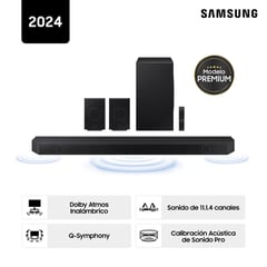 SAMSUNG - Soundbar Wifi + Parlantes Posteriores 11.1.4 Ch Hw-q990d (2024)