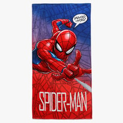 SPIDERMAN - Toalla de Playa Infantil 100% Algodón 70x140cm