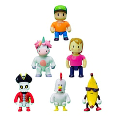 STUMBLE GUYS - Pack 2 Figuras 8 Cms Articuladas