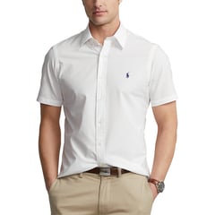 POLO RALPH LAUREN - Camisa Manga Corta 100% Algodón Hombre