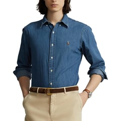 POLO RALPH LAUREN - Camisa Manga Larga 100% Algodón Hombre