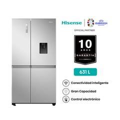 HISENSE - Refrigeradora 631L Side by Side inverter RS5P668NMCA