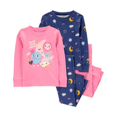 CARTER'S - Pijama 4 Piezas Bebé Niña