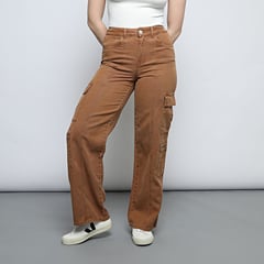 DENIMLAB - Pantalón Straight Algodón Mujer