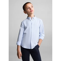 MANGO KIDS - Camisa Niño Algodón