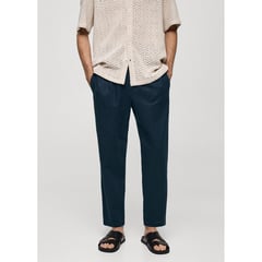 MANGO - Pantalón Slim Lino Hombre