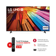 LG - Televisor 75 Uhd 4k Thinq Ai 75ut8050psb (2024)