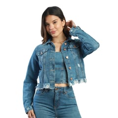 FORDAN JEANS - Casaca Casual 100% Algodón Mujer