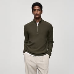 MANGO - Cardigan Casual Hombre