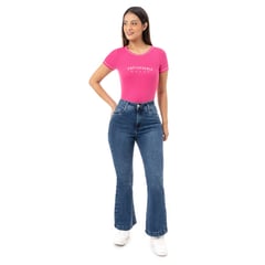 PIONIER - Pantalón Algodón Flare Mujer