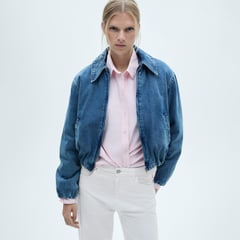 MANGO - Jean Straight 100% Algodón Mujer