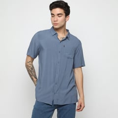 RIP CURL - Camisa Manga Corta 100% Algodón Hombre