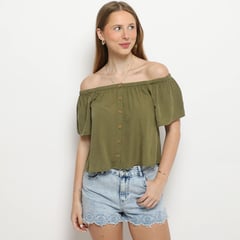 AMERICAN ABBEY - Blusa Manga Corta Mujer