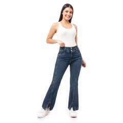 PIONIER - Jean Boot Cut Algodón Mujer