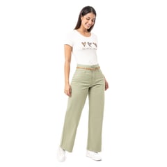 PIONIER - Pantalon Wide Leg Mujer