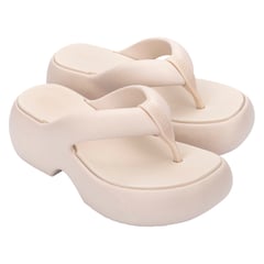 MELISSA - Sandalias Mujer Fuzzyplat Beige