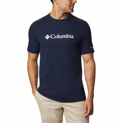 COLUMBIA - Polo M/c Csc Basic Logo Tee Navy