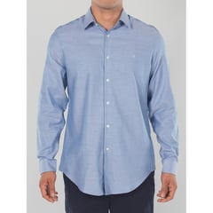 CALVIN KLEIN - Camisa Manga Larga 100% Algodón Hombre Tommy Hilfiger