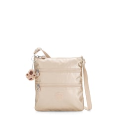 KIPLING - Cartera Keiko Starry Gold Metallic