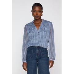 MAISON 123 - Blusa Manga Larga Mujer