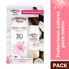 HAWAIIAN TROPIC - Pack Mineral Face + Mineral Brush