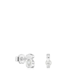 TOUS - Pendientes Plata Oso Perla 8mm