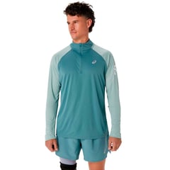 ASICS - Icon Zip Ls Top Foggy Teal