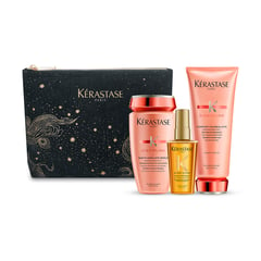 KERASTASE - Pack Discipline Para Cabello Con Frizz (shampoo 250ml + Acondicionador 200ml + Elixir Oil 50ml)