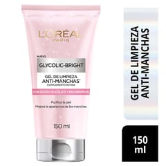 LOREAL PARIS - Gel De Limpieza L'oréal Paris Anti-manchas Glycolic Bright