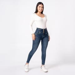 PIONIER - Jean Skinny Algodón Mujer