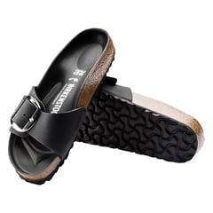 BIRKENSTOCK - Sandalias Mujer Madrid Big Buckle Negro