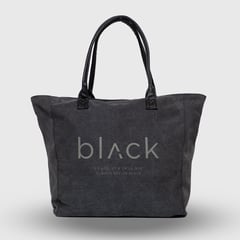 BUBBA BAGS - Tote Black Bag Canvas Black