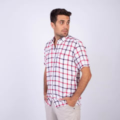 PIERRE CARDIN - Camisa Manga Corta 100% Algodón Hombre