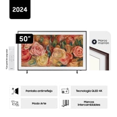 SAMSUNG - Televisor 50" Qled 4k The Frame Ls03d Tizen Os Smart Tv (2024)