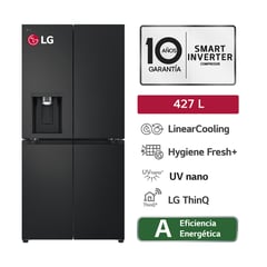 Refrigeradora Side By Side 427l Negro Mate Gm57spm